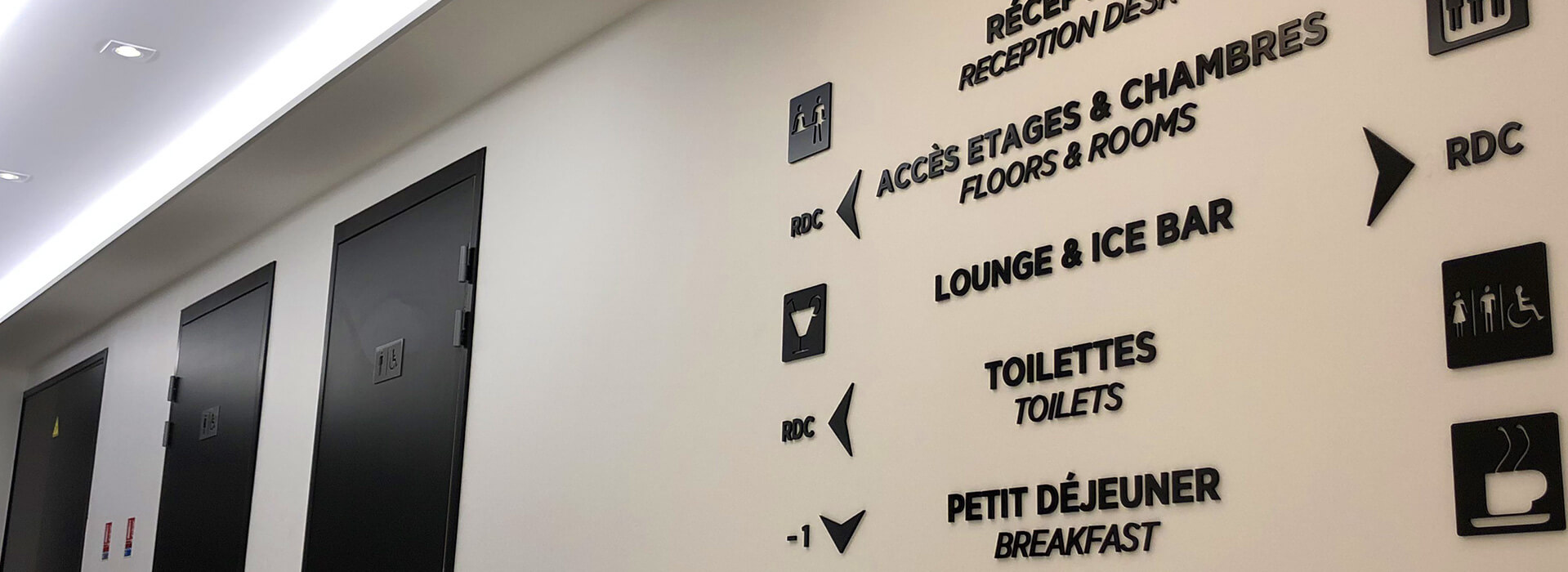 Signalétique moderne